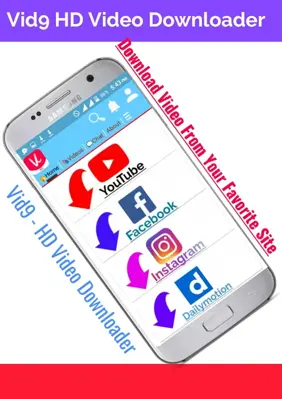 Vid9 HD Video Downloader android App screenshot 1
